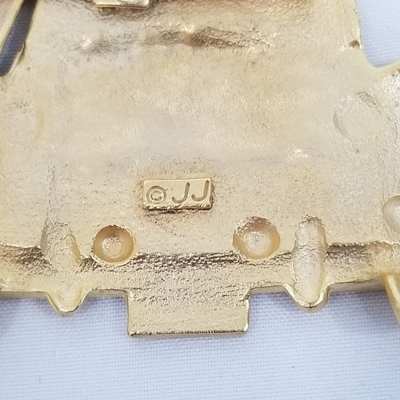 Vintage JJ Brooch Western Bull and Rolls Royce-VGC - Picture 7 of 7